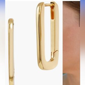 SAVVY CIE JEWELS Link Hoop Earrings